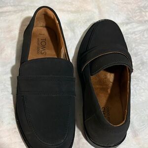 TOMS  Classic Black Slip-On Loafers